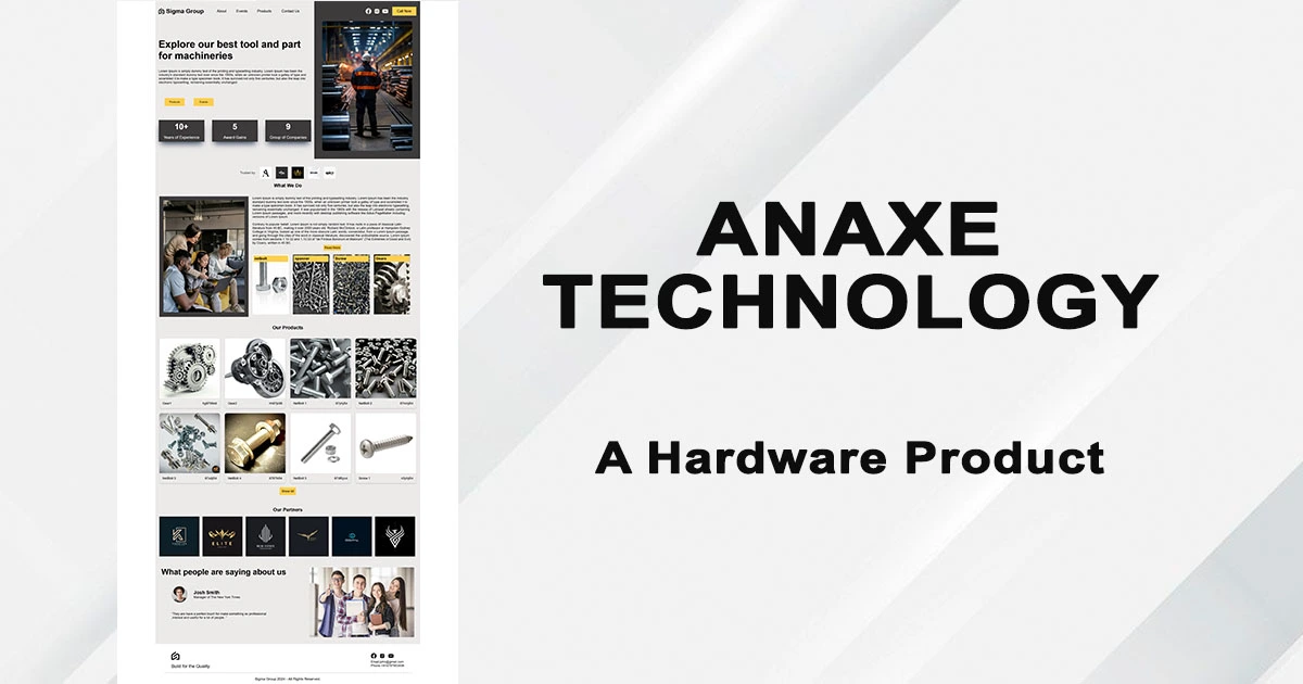 Hardware Listing Website